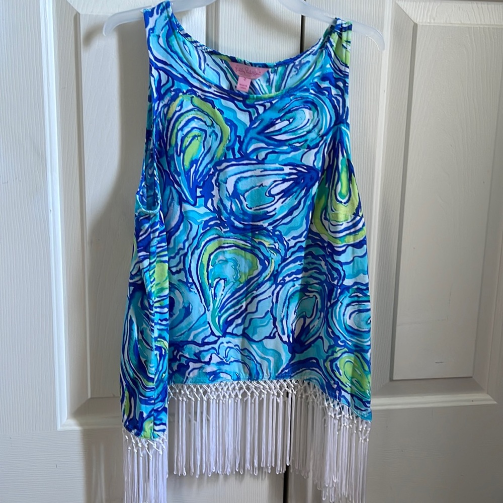 Lilly Pulitzer Sonya Fringe tank